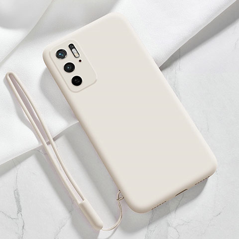 Coque Ultra Fine Silicone Souple 360 Degres Housse Etui YK4 pour Xiaomi POCO M3 Pro 5G Blanc