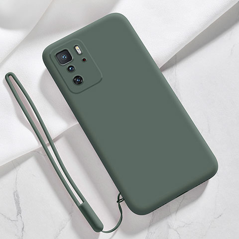 Coque Ultra Fine Silicone Souple 360 Degres Housse Etui YK4 pour Xiaomi Poco X3 GT 5G Vert Nuit