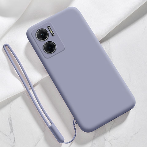 Coque Ultra Fine Silicone Souple 360 Degres Housse Etui YK4 pour Xiaomi Redmi 10 Prime Plus 5G Gris Lavende