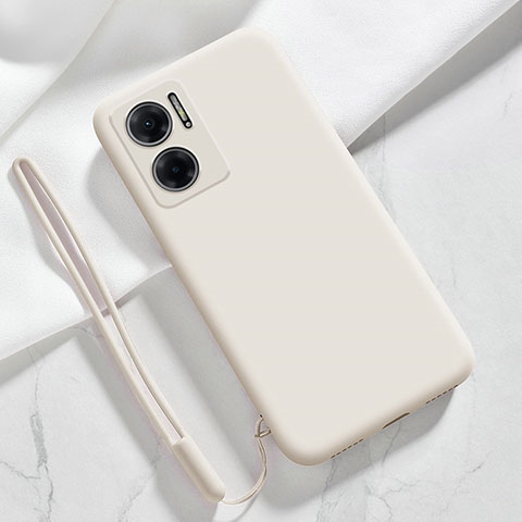 Coque Ultra Fine Silicone Souple 360 Degres Housse Etui YK4 pour Xiaomi Redmi 11 Prime 5G Blanc