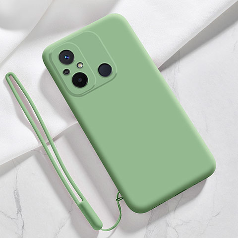 Coque Ultra Fine Silicone Souple 360 Degres Housse Etui YK4 pour Xiaomi Redmi 11A 4G Vert