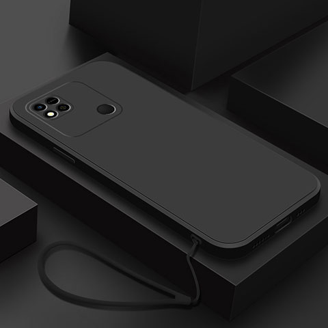 Coque Ultra Fine Silicone Souple 360 Degres Housse Etui YK4 pour Xiaomi Redmi 9 India Noir