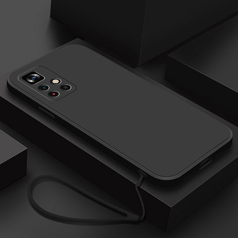 Coque Ultra Fine Silicone Souple 360 Degres Housse Etui YK4 pour Xiaomi Redmi Note 11T 5G Noir