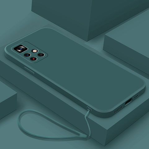Coque Ultra Fine Silicone Souple 360 Degres Housse Etui YK4 pour Xiaomi Redmi Note 11T 5G Vert