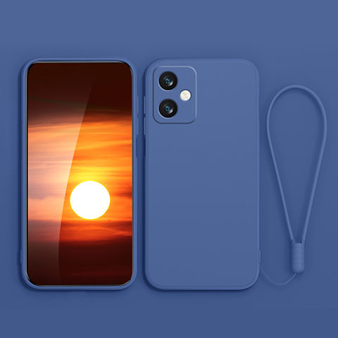 Coque Ultra Fine Silicone Souple 360 Degres Housse Etui YK4 pour Xiaomi Redmi Note 12R Pro 5G Bleu