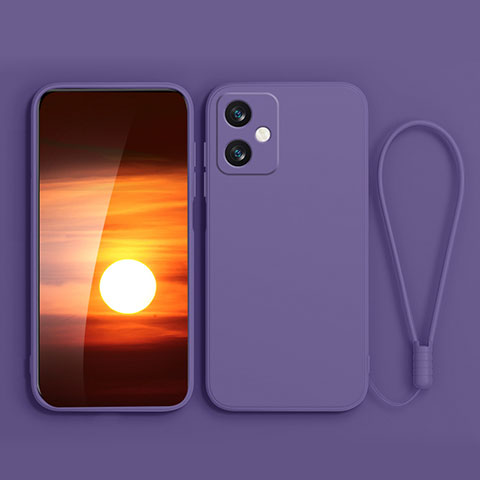 Coque Ultra Fine Silicone Souple 360 Degres Housse Etui YK4 pour Xiaomi Redmi Note 12R Pro 5G Violet