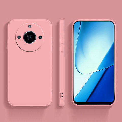 Coque Ultra Fine Silicone Souple 360 Degres Housse Etui YK5 pour Realme Narzo 60 Pro 5G Rose