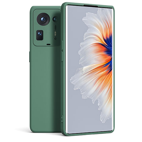 Coque Ultra Fine Silicone Souple 360 Degres Housse Etui YK5 pour Xiaomi Mi Mix 4 5G Vert