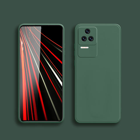 Coque Ultra Fine Silicone Souple 360 Degres Housse Etui YK5 pour Xiaomi Poco F4 5G Vert