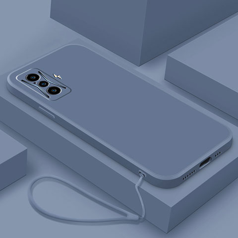 Coque Ultra Fine Silicone Souple 360 Degres Housse Etui YK5 pour Xiaomi Poco F4 GT 5G Gris Lavende