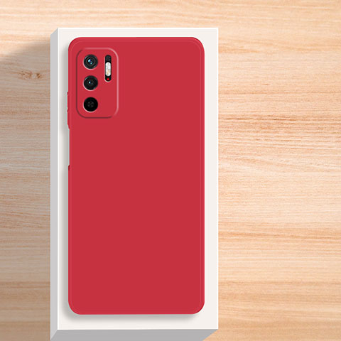 Coque Ultra Fine Silicone Souple 360 Degres Housse Etui YK5 pour Xiaomi POCO M3 Pro 5G Rouge