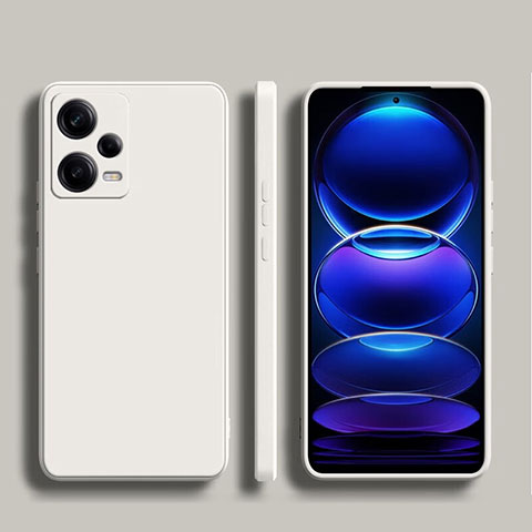 Coque Ultra Fine Silicone Souple 360 Degres Housse Etui YK5 pour Xiaomi Poco X5 5G Blanc