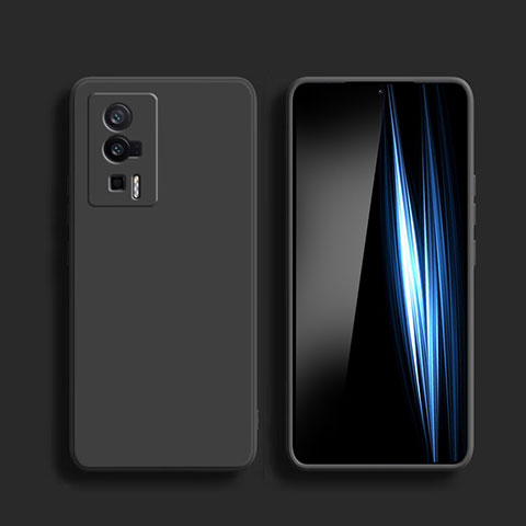 Coque Ultra Fine Silicone Souple 360 Degres Housse Etui YK5 pour Xiaomi Redmi K60 Pro 5G Noir