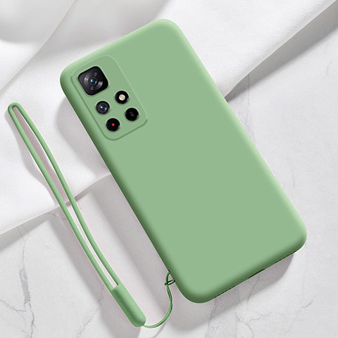 Coque Ultra Fine Silicone Souple 360 Degres Housse Etui YK5 pour Xiaomi Redmi Note 11 5G Vert