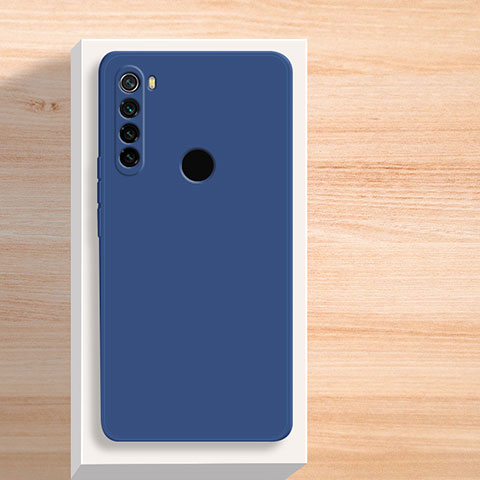 Coque Ultra Fine Silicone Souple 360 Degres Housse Etui YK5 pour Xiaomi Redmi Note 8 (2021) Bleu