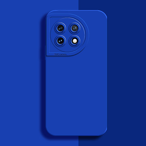 Coque Ultra Fine Silicone Souple 360 Degres Housse Etui YK6 pour OnePlus Ace 2 5G Bleu