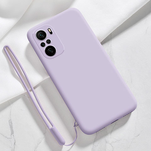 Coque Ultra Fine Silicone Souple 360 Degres Housse Etui YK6 pour Xiaomi Mi 11i 5G Violet Clair