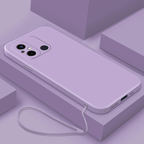 Coque Ultra Fine Silicone Souple 360 Degres Housse Etui YK6 pour Xiaomi Redmi 12C 4G Violet Clair