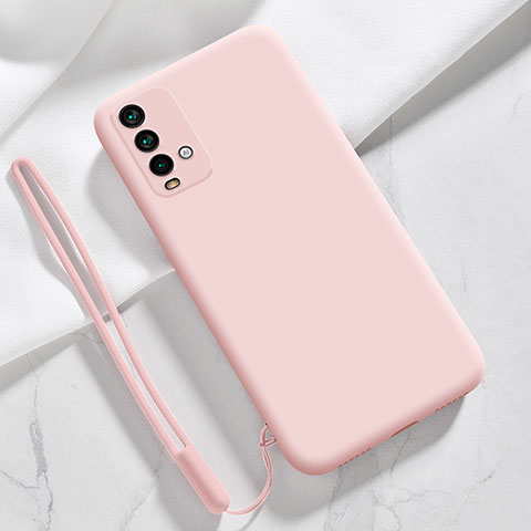 Coque Ultra Fine Silicone Souple 360 Degres Housse Etui YK6 pour Xiaomi Redmi 9 Power Or Rose