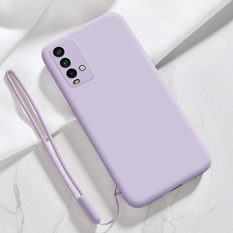 Coque Ultra Fine Silicone Souple 360 Degres Housse Etui YK6 pour Xiaomi Redmi 9 Power Violet Clair