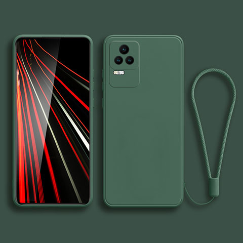 Coque Ultra Fine Silicone Souple 360 Degres Housse Etui YK6 pour Xiaomi Redmi K50 Pro 5G Vert Nuit