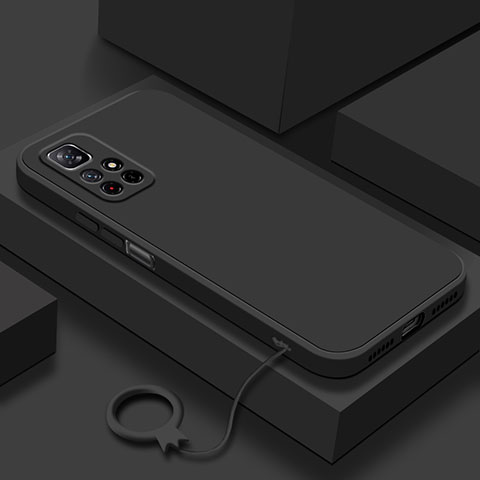 Coque Ultra Fine Silicone Souple 360 Degres Housse Etui YK6 pour Xiaomi Redmi Note 11 5G Noir