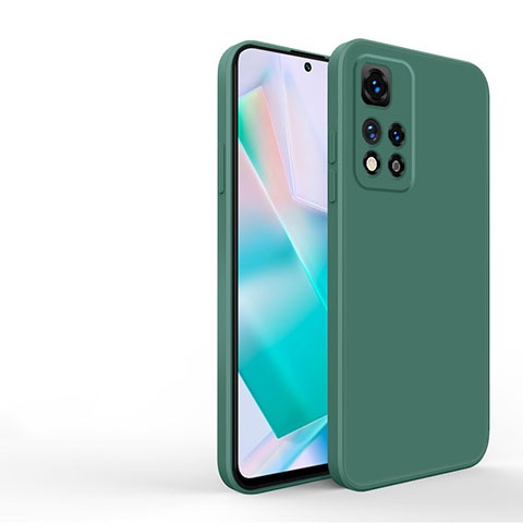 Coque Ultra Fine Silicone Souple 360 Degres Housse Etui YK6 pour Xiaomi Redmi Note 11 Pro+ Plus 5G Vert