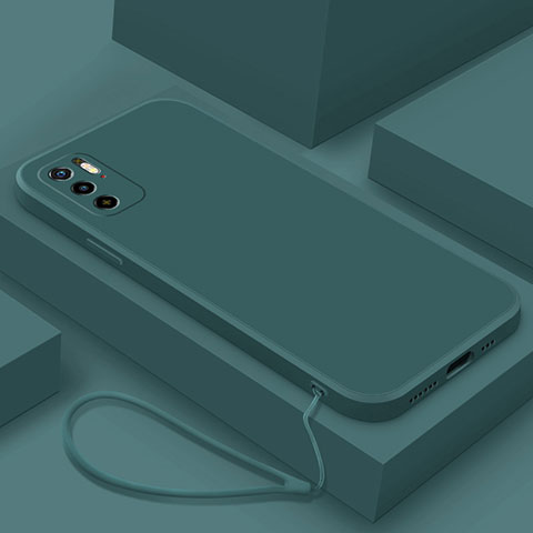 Coque Ultra Fine Silicone Souple 360 Degres Housse Etui YK6 pour Xiaomi Redmi Note 11 SE 5G Vert