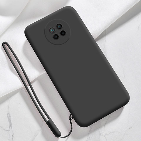 Coque Ultra Fine Silicone Souple 360 Degres Housse Etui YK6 pour Xiaomi Redmi Note 9T 5G Noir
