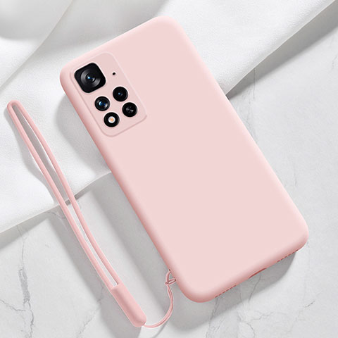 Coque Ultra Fine Silicone Souple 360 Degres Housse Etui YK7 pour Xiaomi Mi 11i 5G (2022) Or Rose