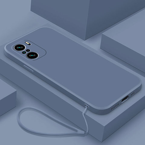 Coque Ultra Fine Silicone Souple 360 Degres Housse Etui YK7 pour Xiaomi Mi 11i 5G Gris Lavende