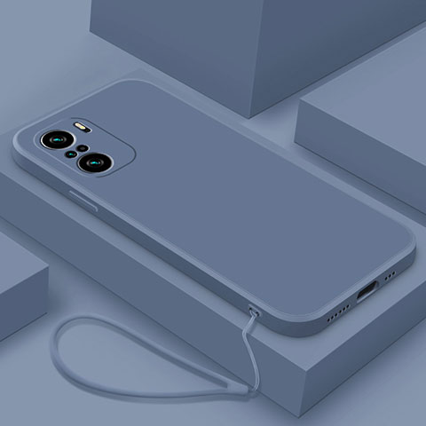 Coque Ultra Fine Silicone Souple 360 Degres Housse Etui YK7 pour Xiaomi Mi 11X Pro 5G Gris Lavende