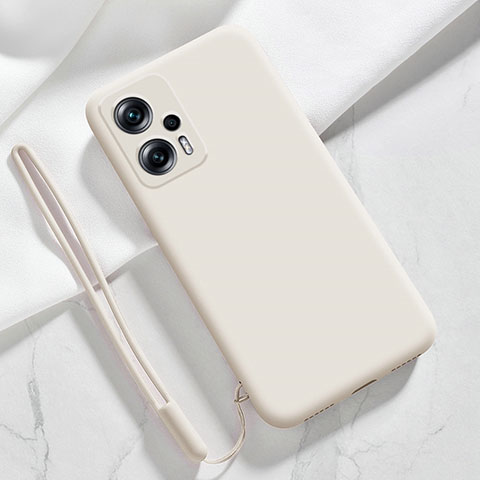 Coque Ultra Fine Silicone Souple 360 Degres Housse Etui YK7 pour Xiaomi Poco X4 GT 5G Blanc