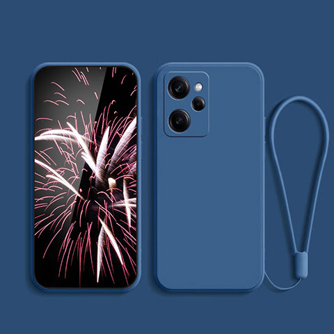 Coque Ultra Fine Silicone Souple 360 Degres Housse Etui YK7 pour Xiaomi Poco X5 Pro 5G Bleu