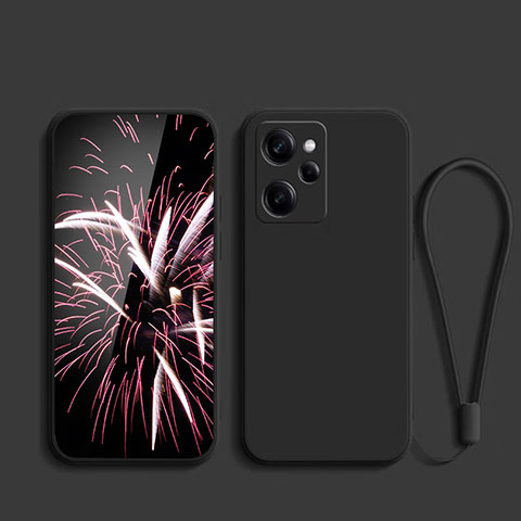 Coque Ultra Fine Silicone Souple 360 Degres Housse Etui YK7 pour Xiaomi Poco X5 Pro 5G Noir