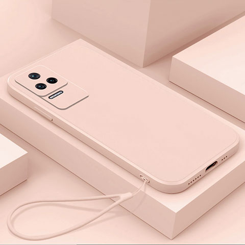 Coque Ultra Fine Silicone Souple 360 Degres Housse Etui YK7 pour Xiaomi Redmi K50 5G Rose