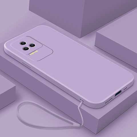 Coque Ultra Fine Silicone Souple 360 Degres Housse Etui YK7 pour Xiaomi Redmi K50 5G Violet Clair