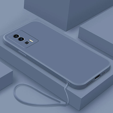 Coque Ultra Fine Silicone Souple 360 Degres Housse Etui YK7 pour Xiaomi Redmi K60 5G Gris Lavende