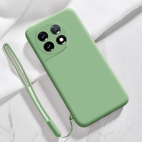 Coque Ultra Fine Silicone Souple 360 Degres Housse Etui YK8 pour OnePlus Ace 2 5G Vert