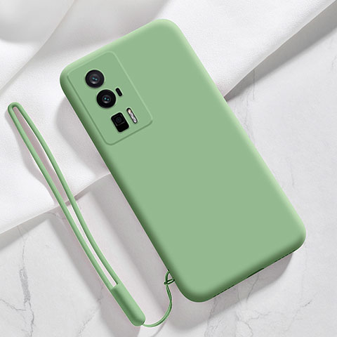 Coque Ultra Fine Silicone Souple 360 Degres Housse Etui YK8 pour Xiaomi Poco F5 Pro 5G Vert