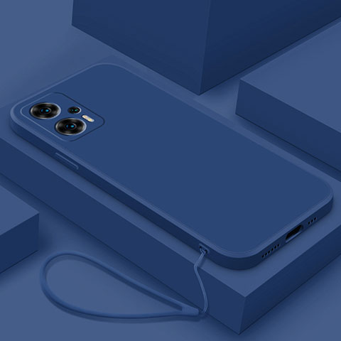 Coque Ultra Fine Silicone Souple 360 Degres Housse Etui YK8 pour Xiaomi Poco X4 GT 5G Bleu