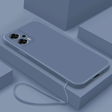 Coque Ultra Fine Silicone Souple 360 Degres Housse Etui YK8 pour Xiaomi Poco X4 GT 5G Gris Lavende