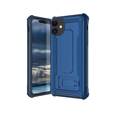 Coque Ultra Fine Silicone Souple 360 Degres Housse Etui Z01 pour Apple iPhone 11 Bleu