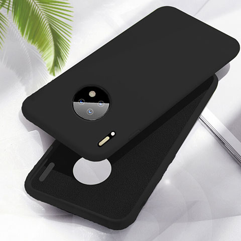 Coque Ultra Fine Silicone Souple 360 Degres Housse Etui Z01 pour Huawei Mate 30 Pro 5G Noir