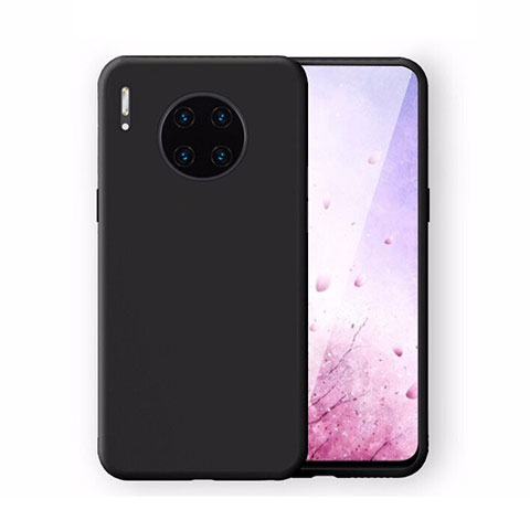 Coque Ultra Fine Silicone Souple 360 Degres Housse Etui Z04 pour Huawei Mate 30 Pro 5G Noir