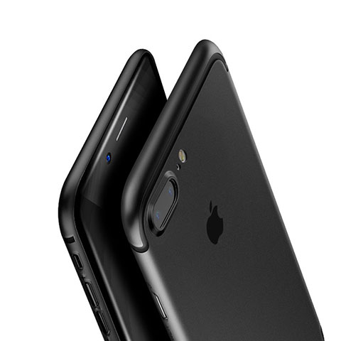 Coque Ultra Fine Silicone Souple A01 pour Apple iPhone 7 Plus Noir