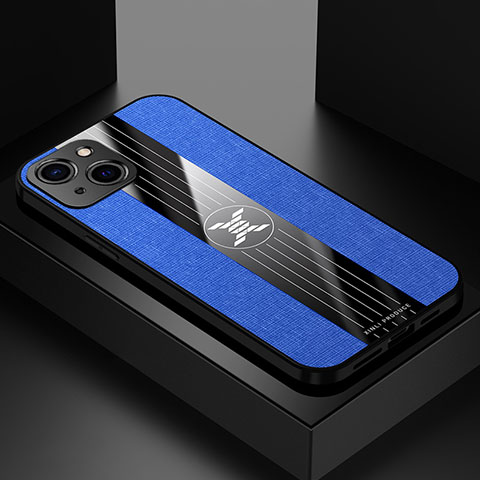 Coque Ultra Fine Silicone Souple Housse Etui A04 pour Apple iPhone 15 Bleu