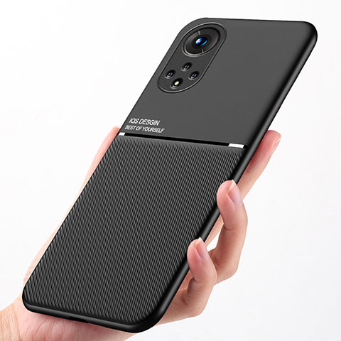 Coque Ultra Fine Silicone Souple Housse Etui avec Aimante Magnetique D01 pour Huawei Nova 9 Noir