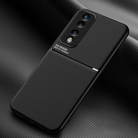 Coque Ultra Fine Silicone Souple Housse Etui avec Aimante Magnetique pour Huawei Honor 70 Pro+ Plus 5G Noir