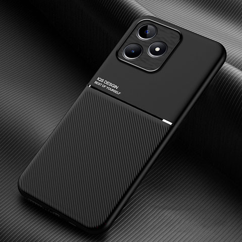 Coque Ultra Fine Silicone Souple Housse Etui avec Aimante Magnetique pour Realme C53 Noir